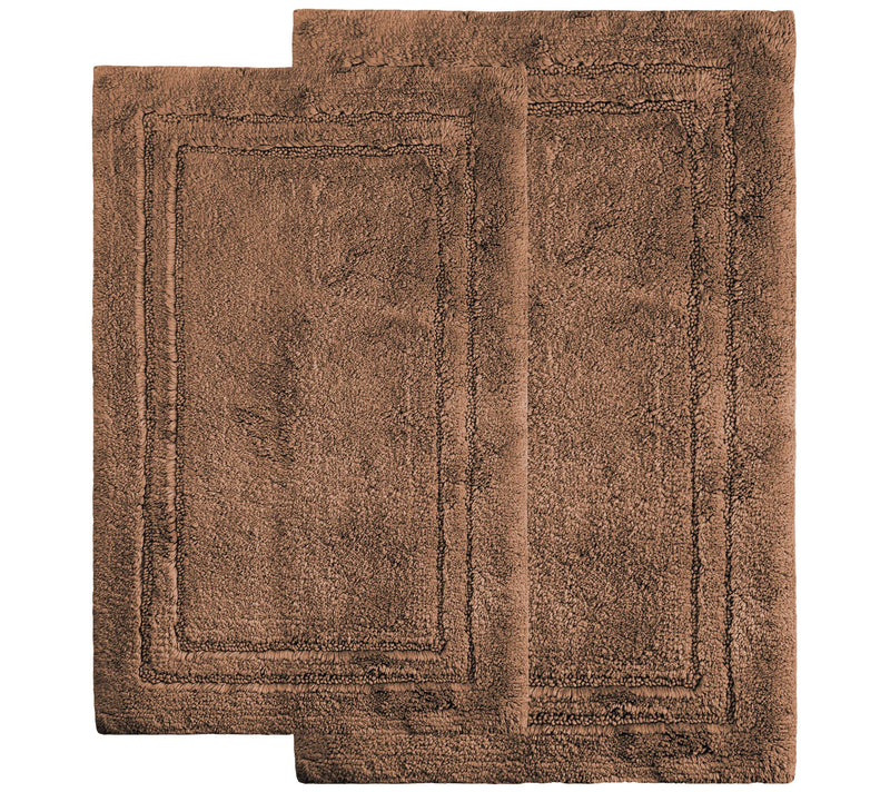 Superior Cotton 2-Piece Plush Non-Slip Solid Bath Rug Set — View 7