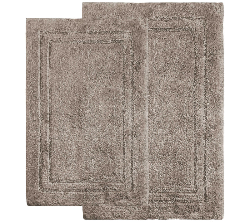 Superior Cotton 2-Piece Plush Non-Slip Solid Bath Rug Set — View 5