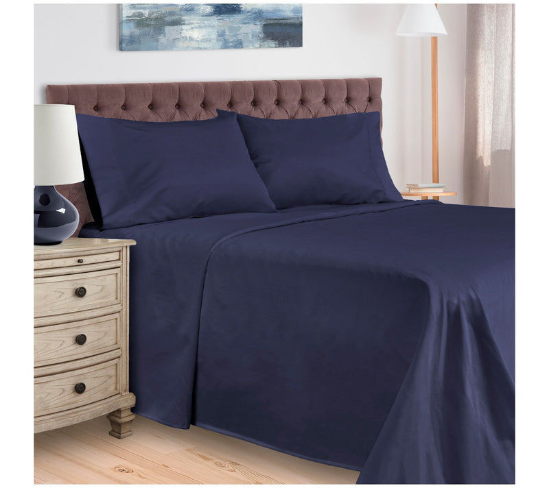 Superior 400TC Egyptian Cotton Deep Pocket Sheet Set, Queen — View 17