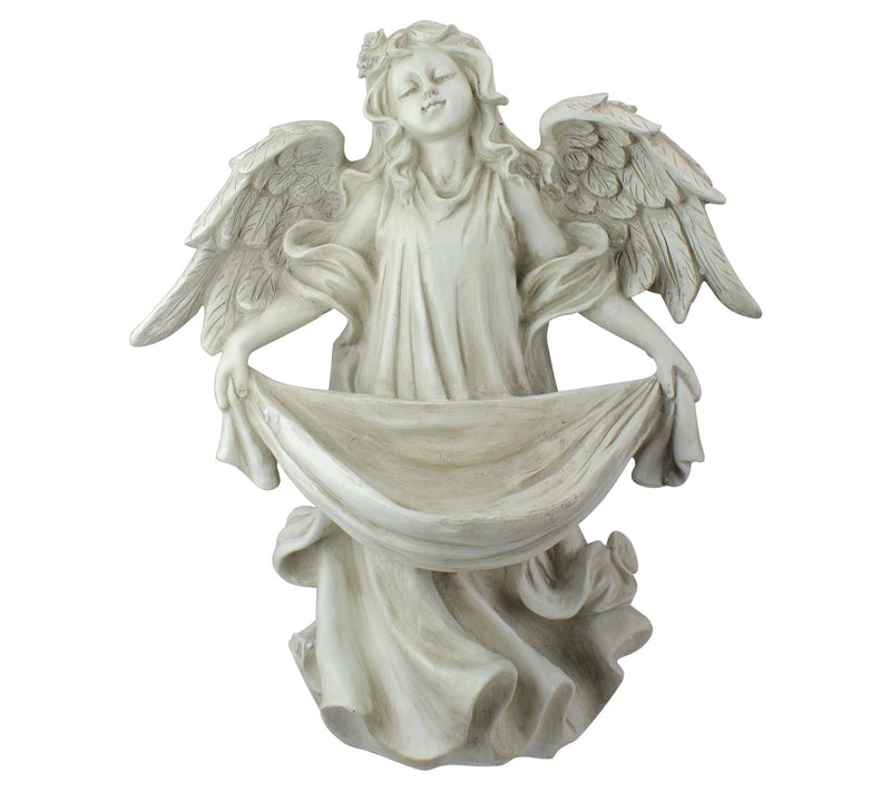Northlight 18.5" Serene Angel Bird Feeder Garden Statue — View 3