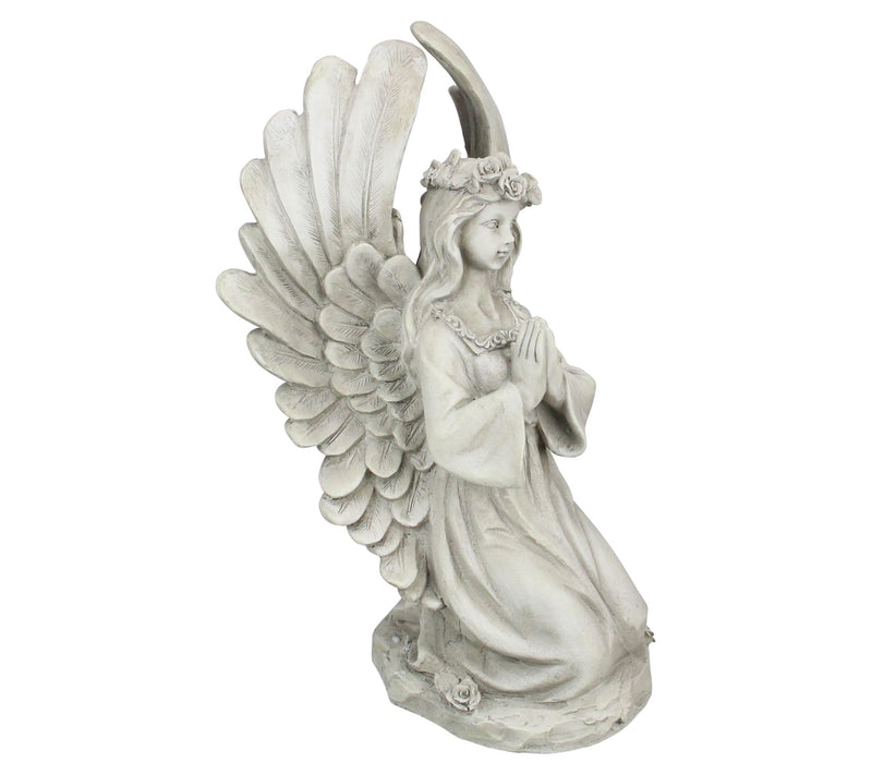 Northlight 15.25" Angel Kneeling in Prayer Garden Statue — View 4