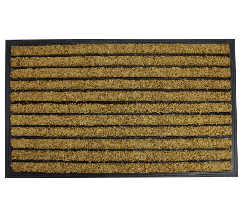 Northlight Striped Nonskid Rectangular 17" x 29" Doormat — View 3