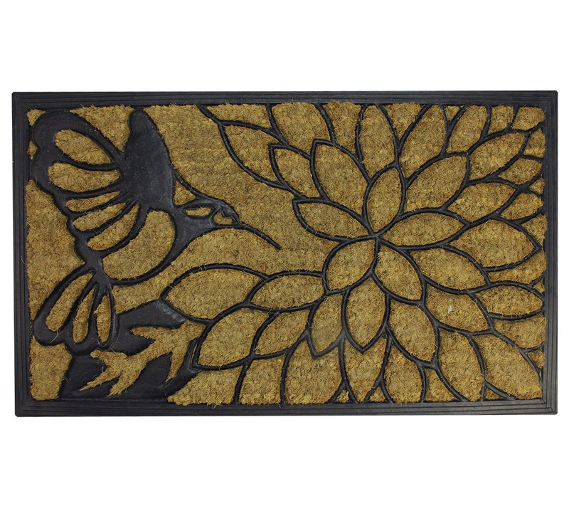 Northlight Hummingbird Floral Doormat 29" x 17" — View 3