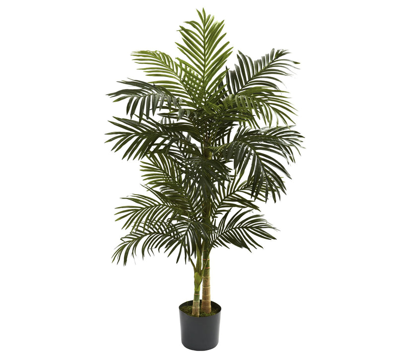 5' Golden Cane Palm Silk Tree by Nearly Natural — Main view