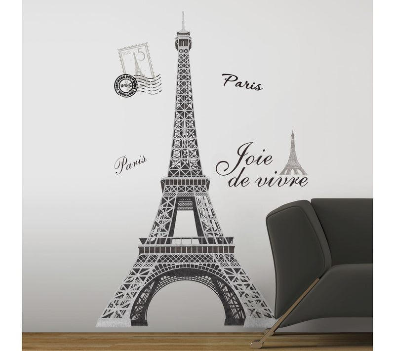 RoomMates Eiffel Tower Peel & Stick Giant WallDecal — View 3