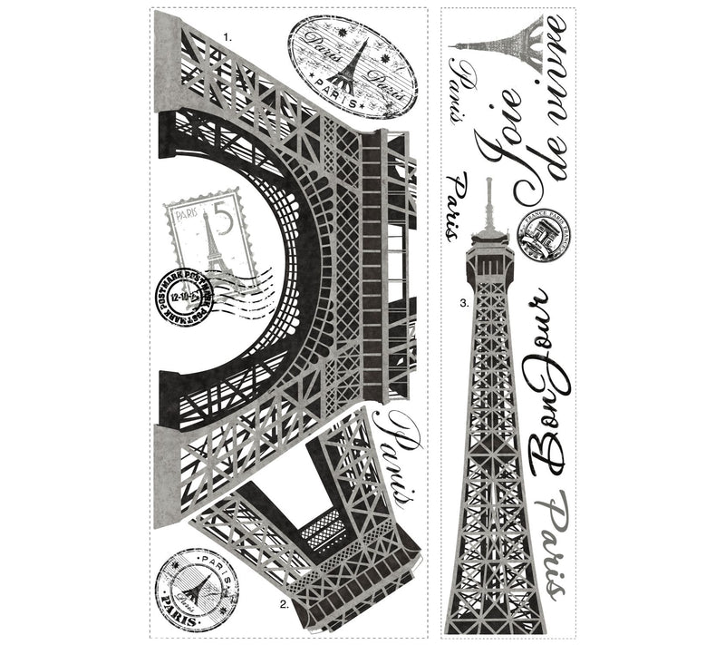 RoomMates Eiffel Tower Peel & Stick Giant WallDecal — View 2