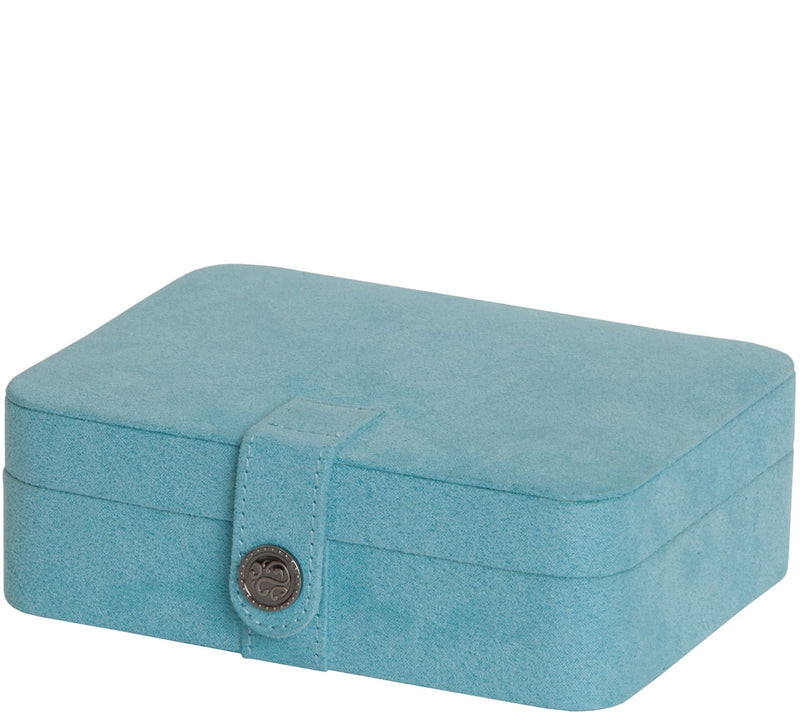 Mele & Co. Giana Plush Fabric Jewelry Box withLift Out Tray — View 3