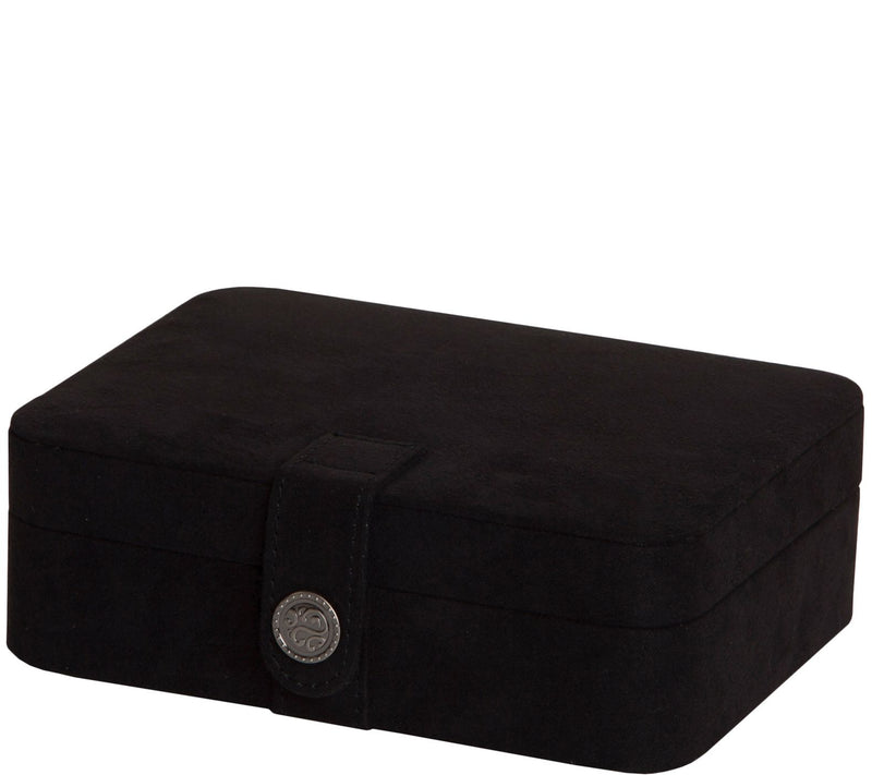 Mele & Co. Giana Plush Fabric Jewelry Box withLift Out Tray — View 5