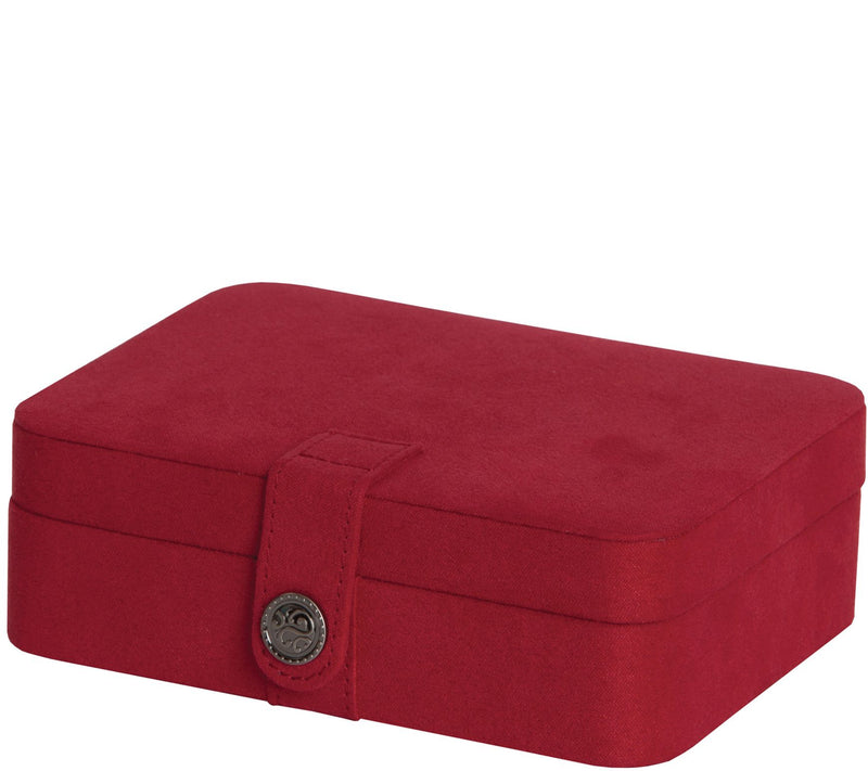 Mele & Co. Giana Plush Fabric Jewelry Box withLift Out Tray — View 9