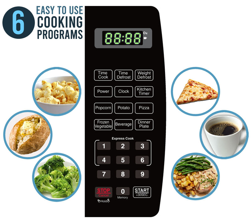 Farberware Pro 1.3 Cubic Foot 1000-Watt Microwave Oven — View 7