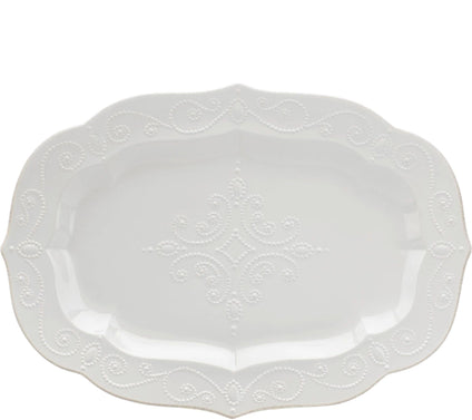 Lenox French Perle Large Serving Platter