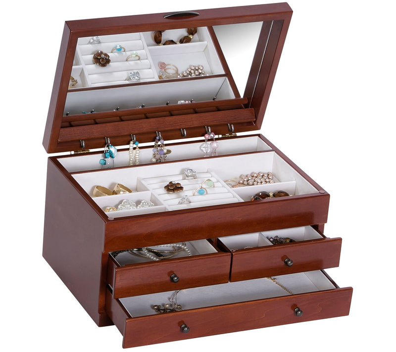 Mele & Co. Fairhaven Wooden Jewelry Box — View 2