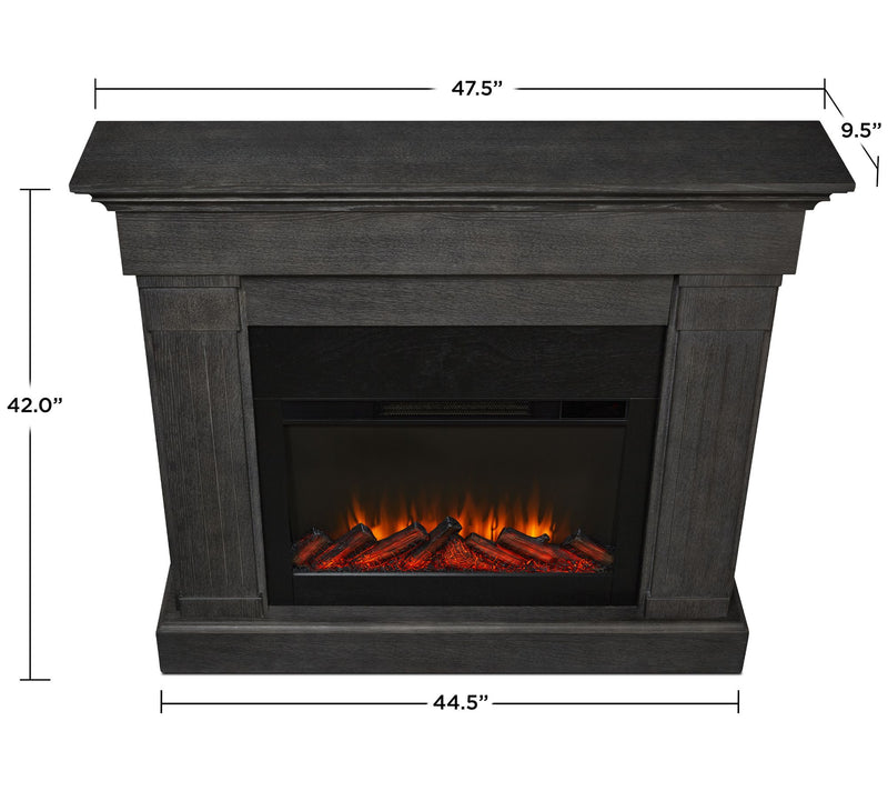 Real Flame Crawford Slim Electric Fireplace — View 10