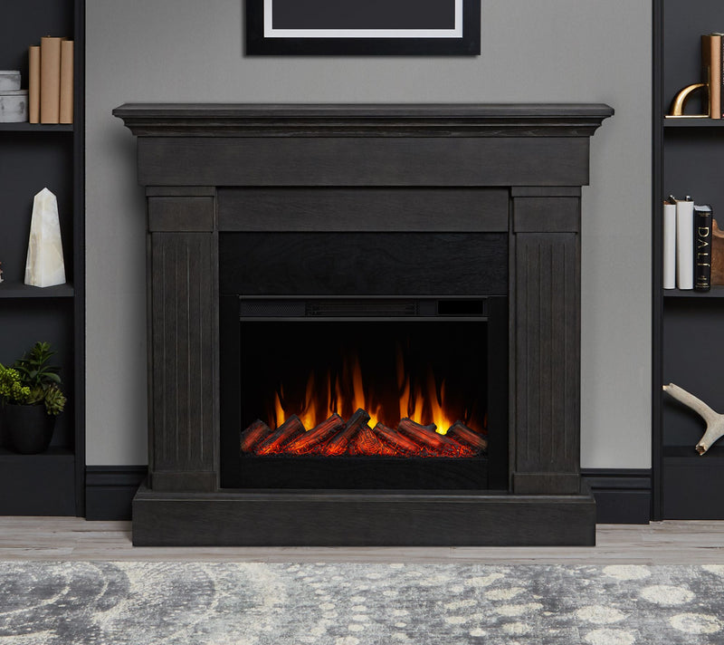 Real Flame Crawford Slim Electric Fireplace — View 7