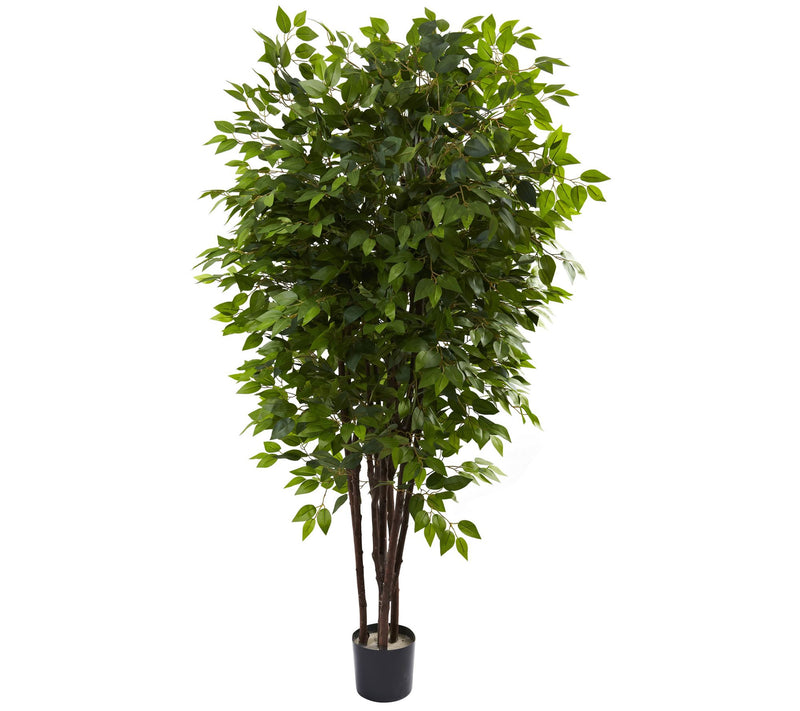6.5' Deluxe Ficus Tree by Nearly Natural — Main view