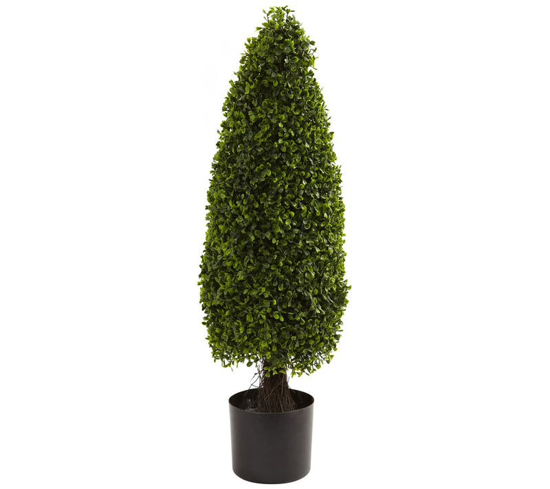 3' Boxwood Tower Topiary by Nearly Natural — Main view