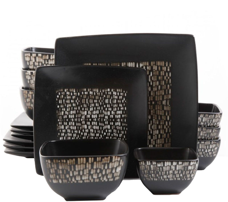 Elama Rayn 16-piece Stoneware Dinnerware Set — Main view