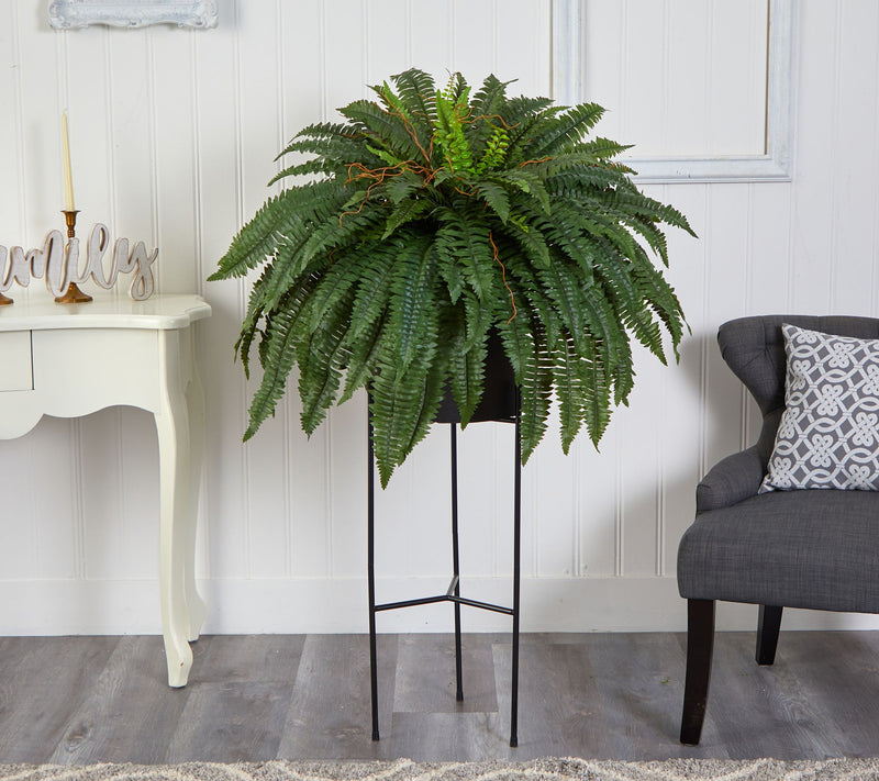 Set of 2 Boston Ferns by Nearly Natural — View 4