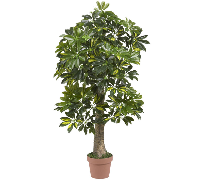4' Real Touch Schefflera Tree by Nearly Natural — Main view