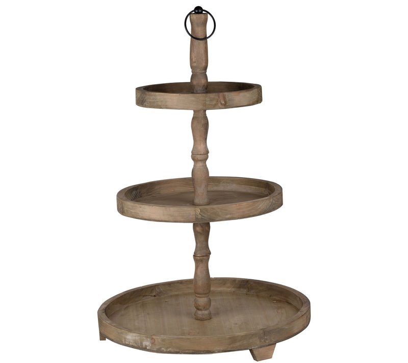 Woodruff 3-Tier Round Serving Tray by Valerie — Main view