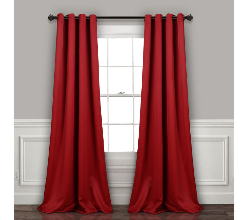 Grommet Blackout 52" x 84" Window Curtains by Lush Decor — View 15