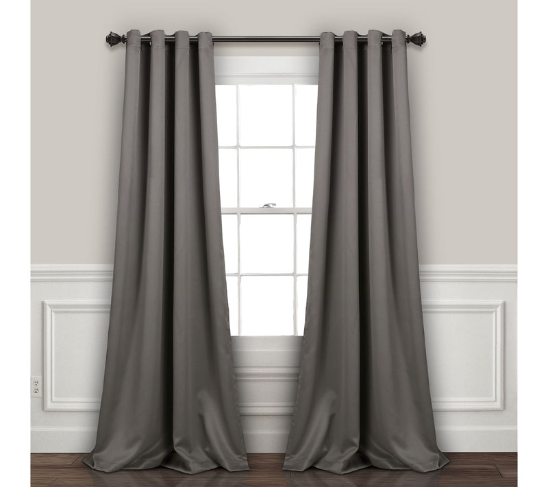 Grommet Blackout 52" x 84" Window Curtains by Lush Decor — View 7