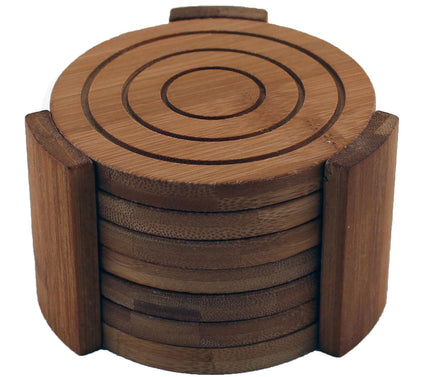 BergHOFF Bamboo 7-Piece Coaster Set