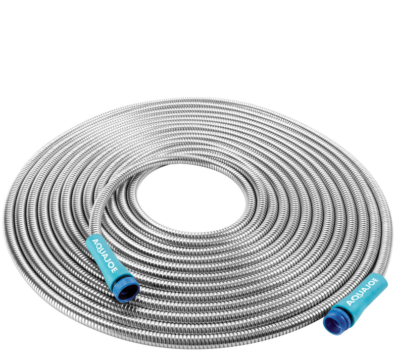 Sun Joe Heavy-Duty 50' Stainless Steel Garden Hose — Main view