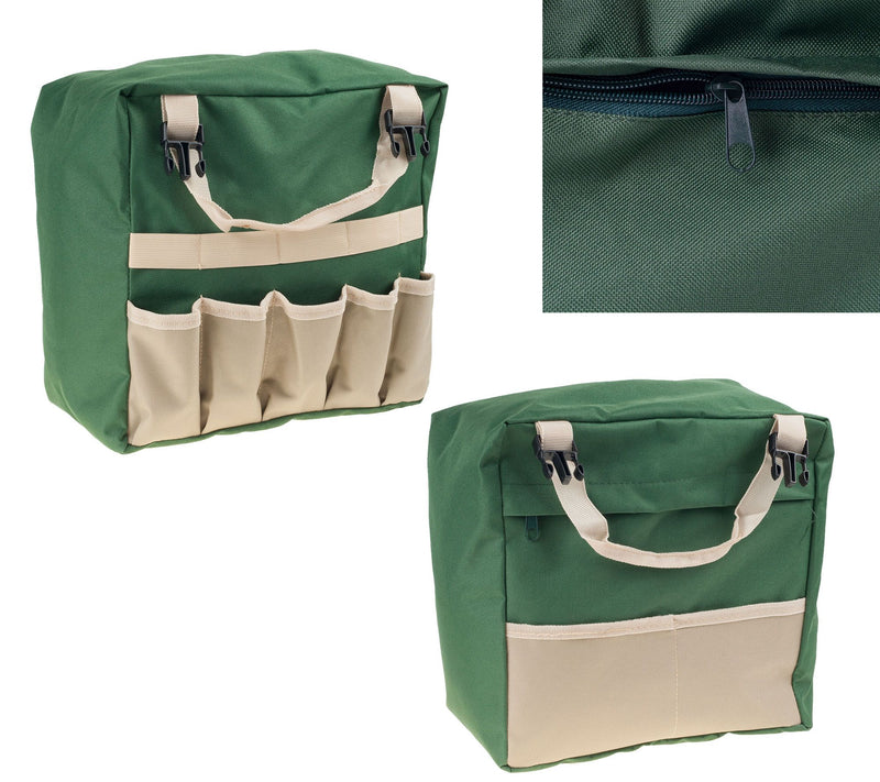 Pure Garden Folding Garden Stool Tool Bag plusden Tools — View 3