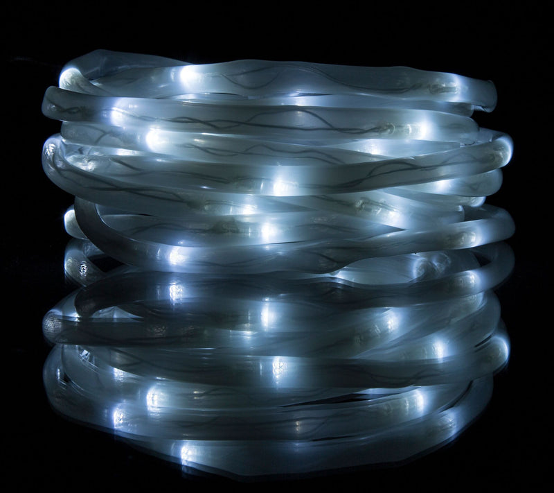 Pure Garden 32' Solar LED Rope Light with 100 White LED Light — View 2