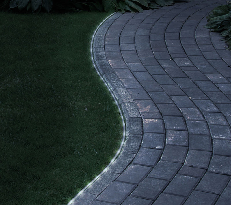 Pure Garden 32' Solar LED Rope Light with 100 White LED Light — View 4