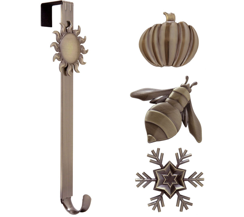 Haute Decor Wreath Hanger with 4 Multi-OccasionIcons — View 5