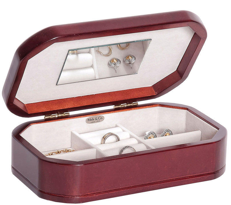 Mele & Co. Morgan Wooden Jewelry Box — View 3