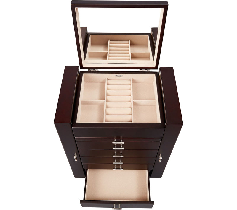 Mele & Co. Geneva Wooden Jewelry Box — View 6