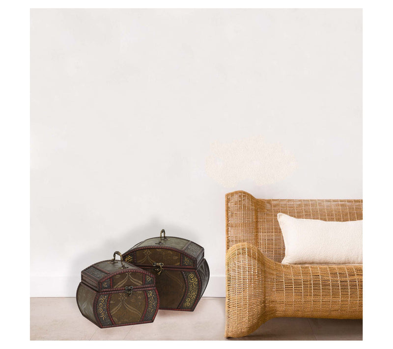 Decorative Chests Set of 2 by Nearly Natural — View 4