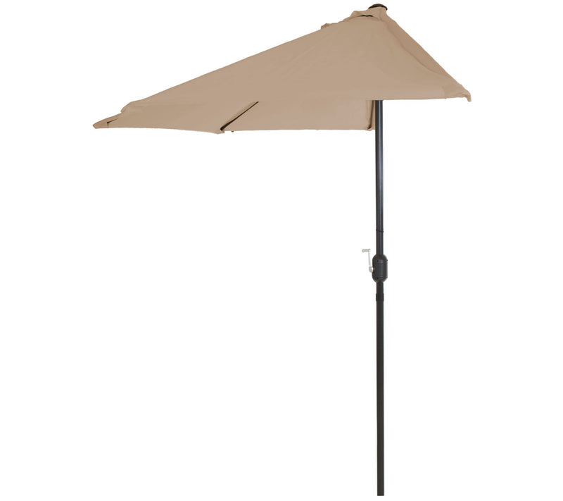 Pure Garden Half Round Patio Umbrella — View 9