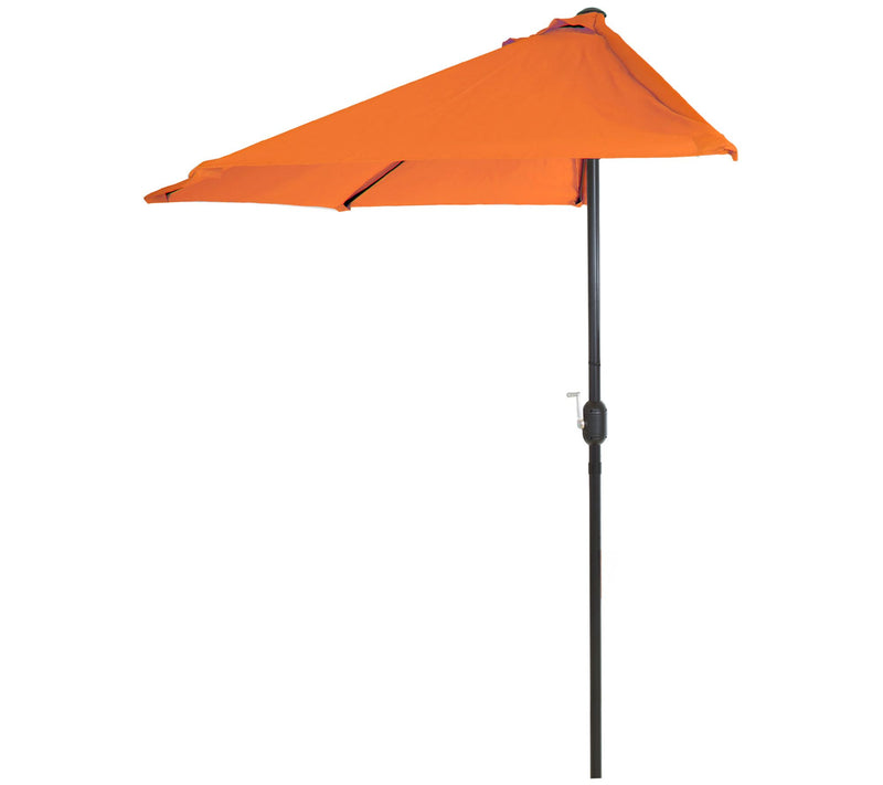 Pure Garden Half Round Patio Umbrella — View 11