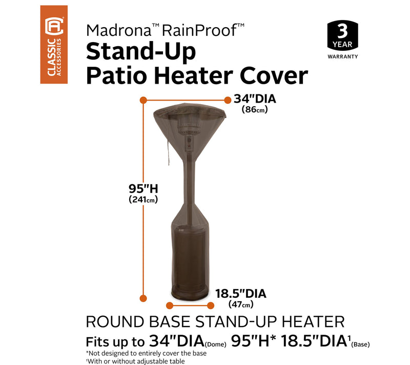 Madrona RainProof Stand-Up Patio Heater Cover — View 5