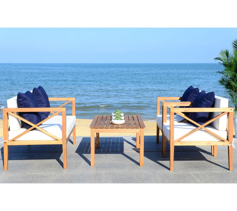 Nunzio 4-Pc Outdoor Patio Set w/Accent Pillowsby Valerie — View 29