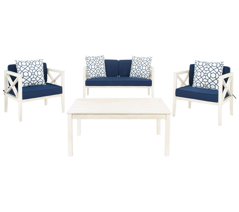 Nunzio 4-Pc Outdoor Patio Set w/Accent Pillowsby Valerie — View 27