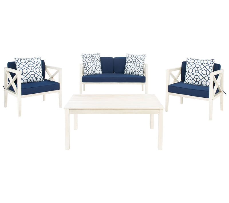 Nunzio 4-Pc Outdoor Patio Set w/Accent Pillowsby Valerie — View 25