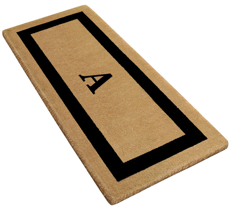 Nedia Home Monogrammed Heavy-Duty 24" x 57" Coir Doormat — View 54