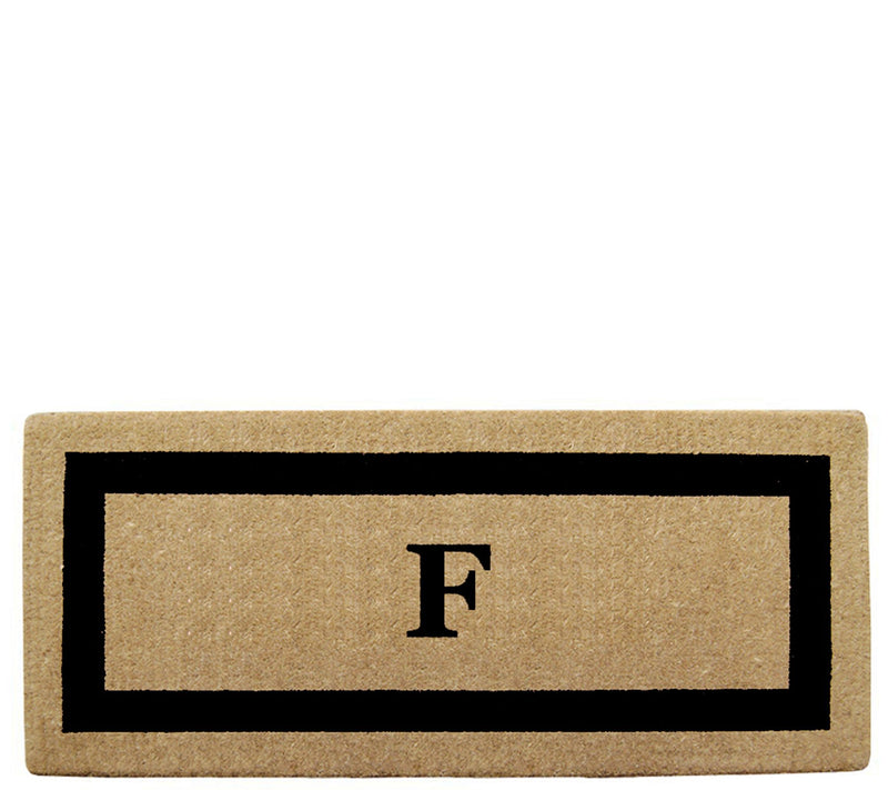 Nedia Home Monogrammed Heavy-Duty 24" x 57" Coir Doormat — View 13