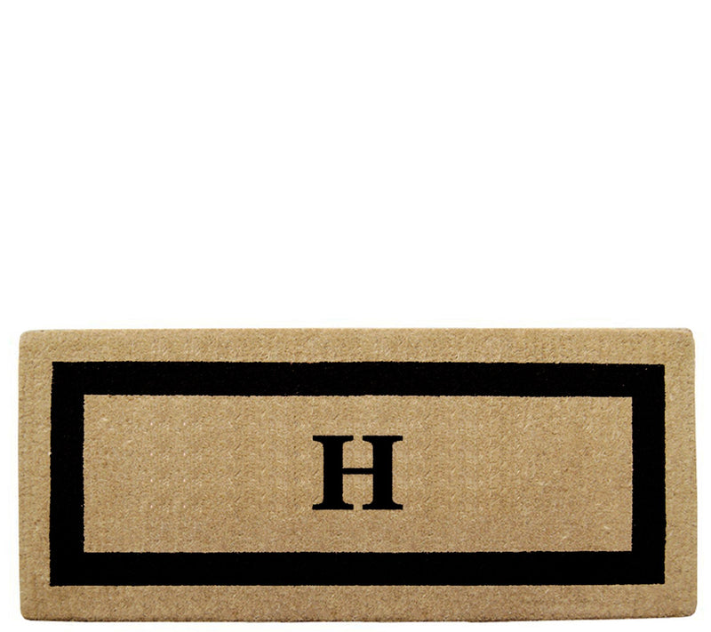 Nedia Home Monogrammed Heavy-Duty 24" x 57" Coir Doormat — View 17