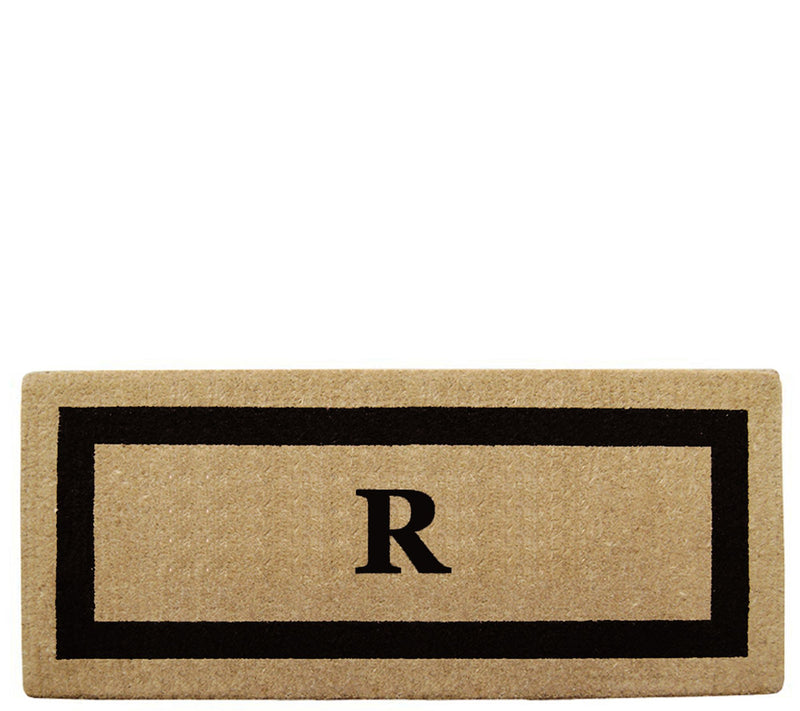 Nedia Home Monogrammed Heavy-Duty 24" x 57" Coir Doormat — View 37