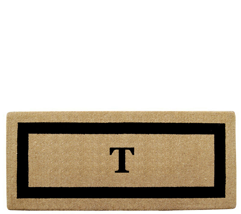 Nedia Home Monogrammed Heavy-Duty 24" x 57" Coir Doormat — View 41