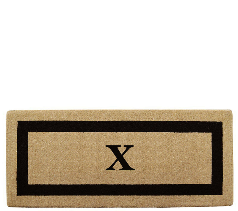 Nedia Home Monogrammed Heavy-Duty 24" x 57" Coir Doormat — View 49