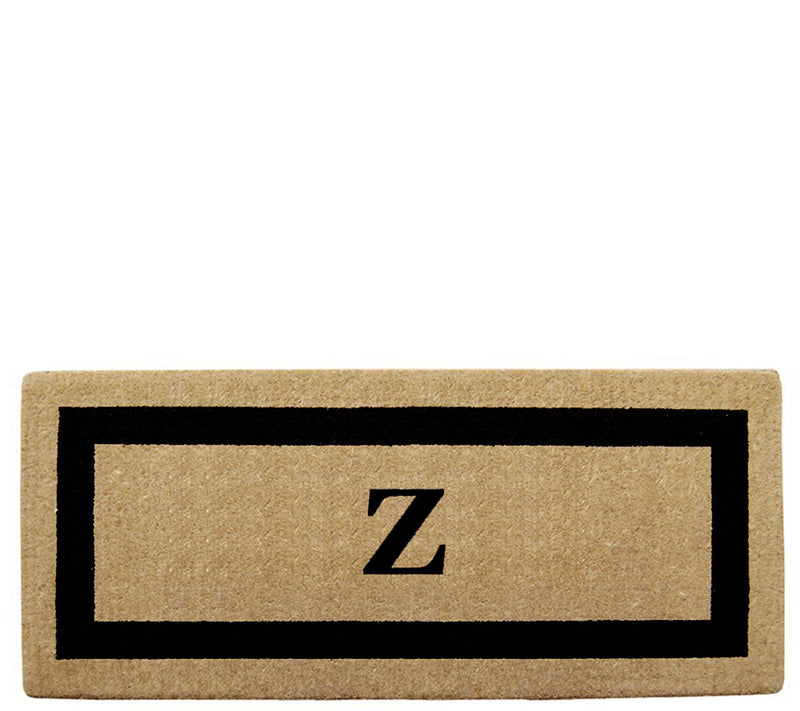 Nedia Home Monogrammed Heavy-Duty 24" x 57" Coir Doormat — View 53