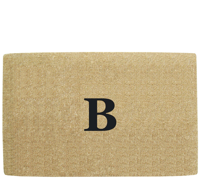 Nedia Home Monogrammed 22" x 36" Heavy-Duty Coir Doormat — View 5