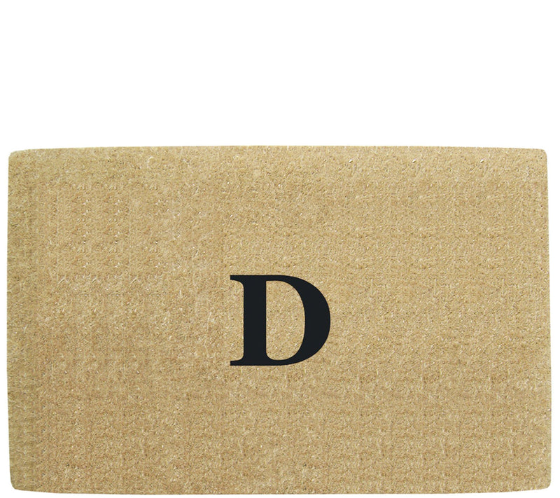 Nedia Home Monogrammed 22" x 36" Heavy-Duty Coir Doormat — View 9